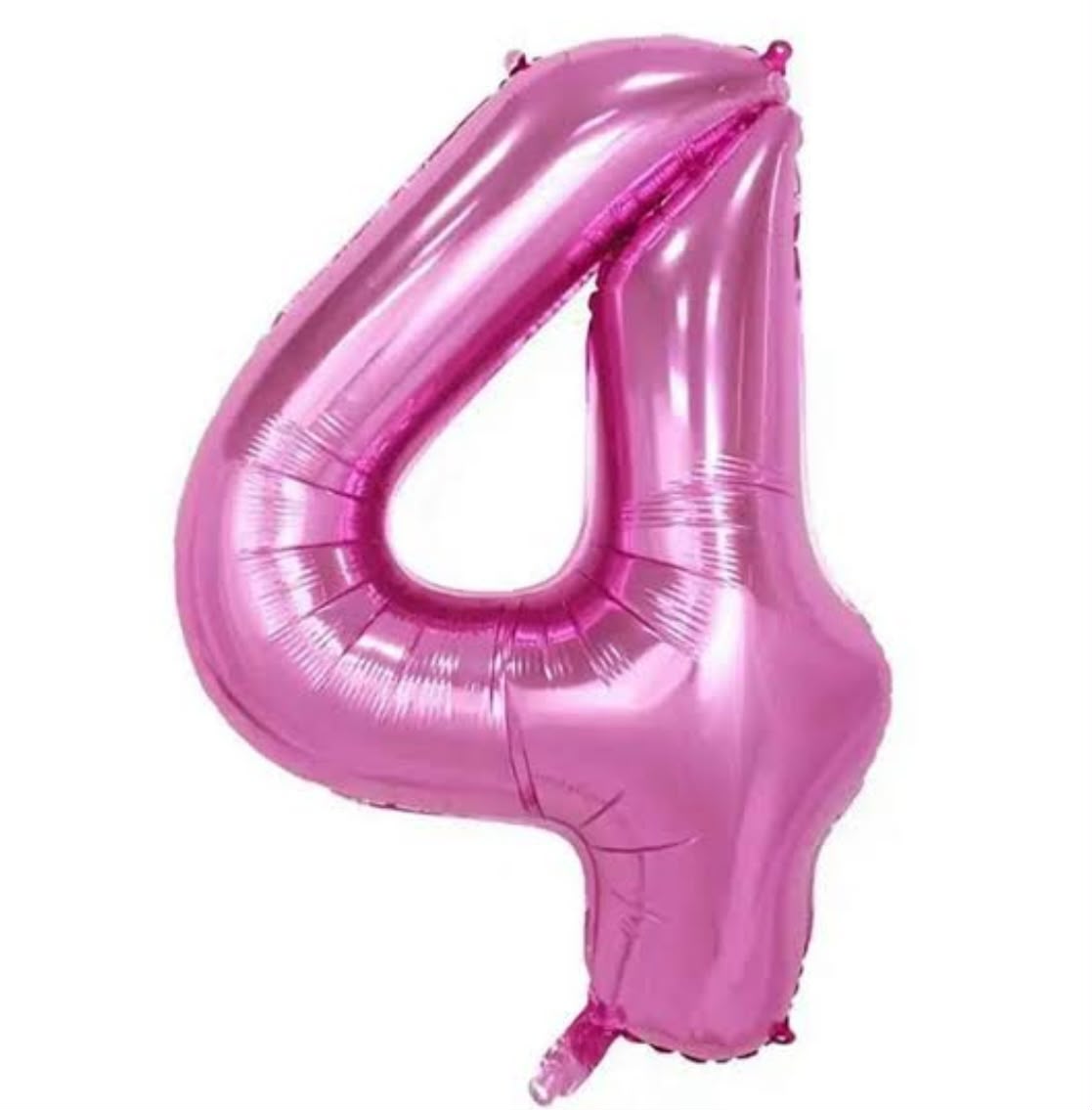 בלון ספרה 4 בגודל 34 אינץ בצבע ורוד