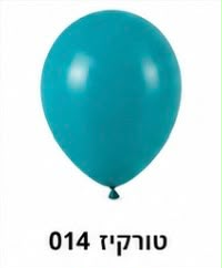 בלון לטקס 12 אינץ׳ צבע טורקיז
